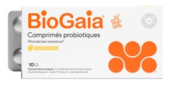BioGaia Probiotique Microbiote Intestinal Arôme Citron 10 Comprimés à Croquer