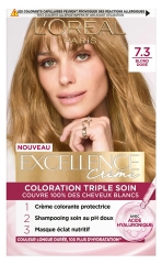Crème Colorante Henné Color - Blond Doré - 90 Ml - Soin Cheveux