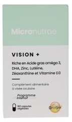 Micronutrae Vision+ 180 Vegetabiliska Kapslar
