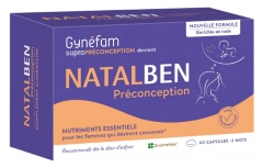 Effik Natalben Pr&eacute;-concep&ccedil;&atilde;o 60 C&aacute;psulas