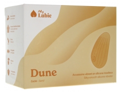 Mano &bdquo;Lubie Dune&ldquo; purpurinis silikoninis vibruojantis aksesuaras