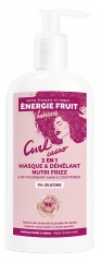 Energie Fruit Mascarilla Desenredante 2 en 1 Nutri Intense Manteca de Cacao bio y Polvo de Cacao 300 ml
