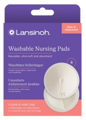 Lansinoh 4 Coussinets d'Allaitement Lavables