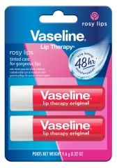 Vaseline Lip Balm Rosy Lips 2 x 4,8 g