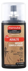 Manouka Lotion Tropika Zones Infestées Tropicales Anti-Moustiques Corps et Visage 75 ml