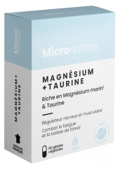 Micronutrae Magnesium + Taurin 60 Vegetabiliska Kapslar