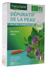 Naturland Depurativo de la Piel Org&aacute;nico 20 Ampollas de 10 ml
