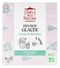 Ch&aacute;s da Pagode Infus&atilde;o Gelada Groselha & Menta Bio 6 Saquetas