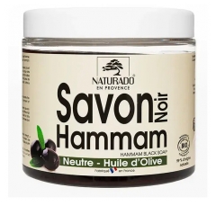 Săpun Negru Naturado en Provence pentru Hamam cu Ulei de Măsline Bio 600 g