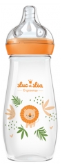 Luc et Léa Ergosense Biberon Anti-Colique 330 ml Débit Variable 4 Mois et +