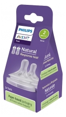 Avent Natural Response 2 Tétines Débit 2 Lent