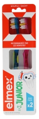 Elmex Junior Duo Pack Toothbrushes Supple 6-12 Years