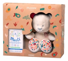 Mustela Musti Aromātiskais Kop&scaron;anas Ūdens 50 ml + Mīkstināts Rotaļlieta
