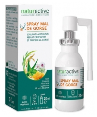 Naturactive Spray Sāpo&scaron;ai Kurklei 20 ml