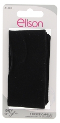 Elison 2 Stirnb&auml;nder Schwarz