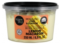 Organic Shop Body Soufflé Crème Corps Modelante Macaron Citron 250 ml