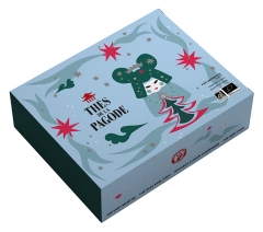 Thés de la Pagode Coffret Découverte 4 Thés Bien-Être Bio 32 Sachets