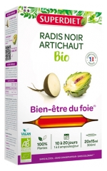 Superdiet Zwarte Radijs - Artisjok Biologisch 20 Flesjes