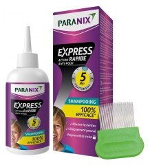 Paranix Express Acci&oacute;n R&aacute;pida 5 Minutos Champ&uacute; Antipiojos 200 ml