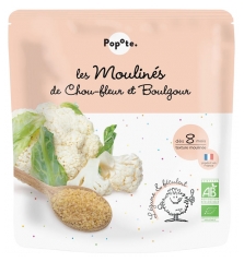 Popote Les Moulinés Chou-Fleur et Boulgour Dès 8 Mois Bio 180 g