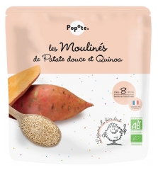 Popote Les Moulinés Patate Douce et Quinoa Dès 8 Mois Bio 180 g