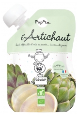 Popote Trinkflasche L'Artichaut P&uuml;ree Ab 4/6 Monate Bio 120 g