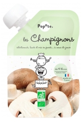 Popote Mushrooms Pur&eacute;e Pouch From 4/6 Months Organic 120 g