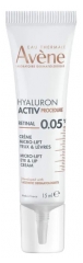 Avène Hyaluron Activ Procédure Retinal Crème Micro-Lift Yeux &amp; Lèvres 15 ml