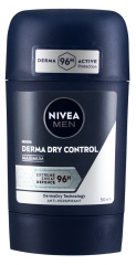 Nivea Men Derma Dry Control Deodorant Anti-Perspirant 96H 50 ml