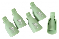 Spony Peggy Sage Green Lak pro odstraňov&aacute;n&iacute; 5 kusů