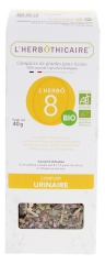 L'Herbôthicaire L'Herbô 8 Confort Urinaire Complexe de Plantes pour Tisane Bio 40 g