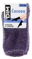 DIM Chaussettes Cocoon Gris Bleuté