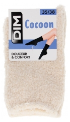 DIM Cocoon Cr&egrave;me Strumpor