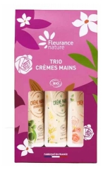 Trio de Creme de M&acirc;ini Bio Fleurance Nature