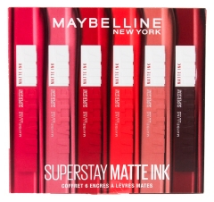Maybelline New York Superstay Matte Ink Coffret 6 Encres à Lèvres Mates