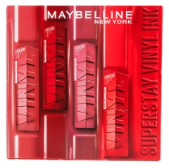 Maybelline New York Superstay Vinyl Ink Coffret 4 Encres à Lèvres