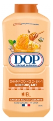 Dop Shampoing 2en1 Renforçant Miel Cheveux Secs et Cassants 480 ml