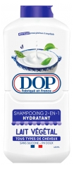 Dop Szampon 2w1 Nawilżające Mleczko Roślinne do Wszystkich Rodzajów Włosów 480 ml