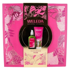 Weleda Harmoni&euml;rende Rozenolie 100 ml + Love Douchecr&egrave;me 200 ml