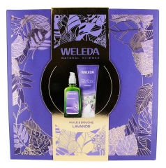 Weleda Relaksējo&scaron;ā Lavandas Eļļa 100 ml + Relaksējo&scaron;ais Du&scaron;as Krēms 200 ml