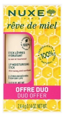 Nuxe Rêve de Miel Stick Lèvres Hydratant Lot de 2 x 4 g