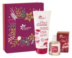 Fleurance Nature Coursiana voda Eau de Toilette Bio 50 ml + Di&scaron;eči Gel za prhanje Bio 200 ml