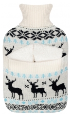 Plic Care Bouillotte avec Housse Cerfs 2 L + Chaussettes