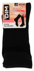 DIM Chaussettes Homme Thermo Polaire Noire 2 Paires