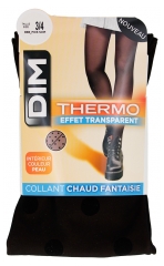 Collants Fantaisie DIM Résille Noir Et Argent - Taille 1/2 - Neufs