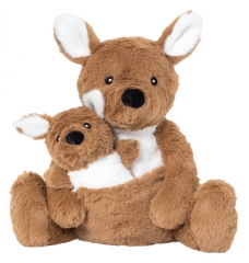 Plic Care Peluche Chaud/Froid Jumpie le Kangourou et son Bébé