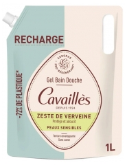 Cavaill&egrave;s Gel pro koupel a sprchu Citronov&aacute; Verbena Citliv&aacute; Pokožka N&aacute;plň 1 L