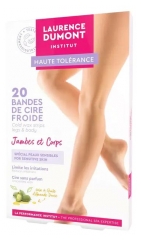 Laurence Dumont Institut High Tolerance Cold Wax Strips Body & Legs 20 Strips