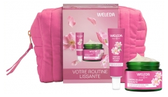 Weleda Gladmakende Dagcr&egrave;me met Wilde Roos 40 ml + Gladmakende Oogcontourcr&egrave;me met Wilde Roos 12 ml Gratis Etui