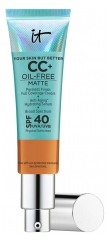 IT Cosmetics Uw Huid Maar Beter CC+ Cr&egrave;me Olievrije Matte CC Cr&egrave;me Correctrice Haute Couvrance Anti-pori&euml;n SPF40 32 ml